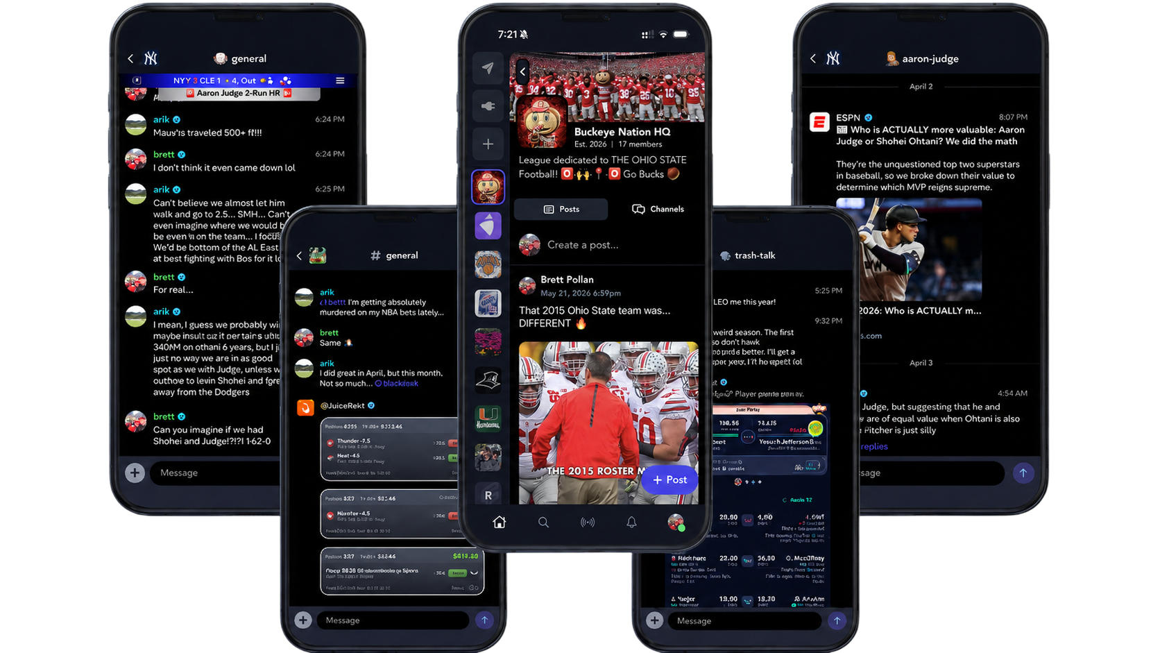 Fandemic league chat with live scores and highlights